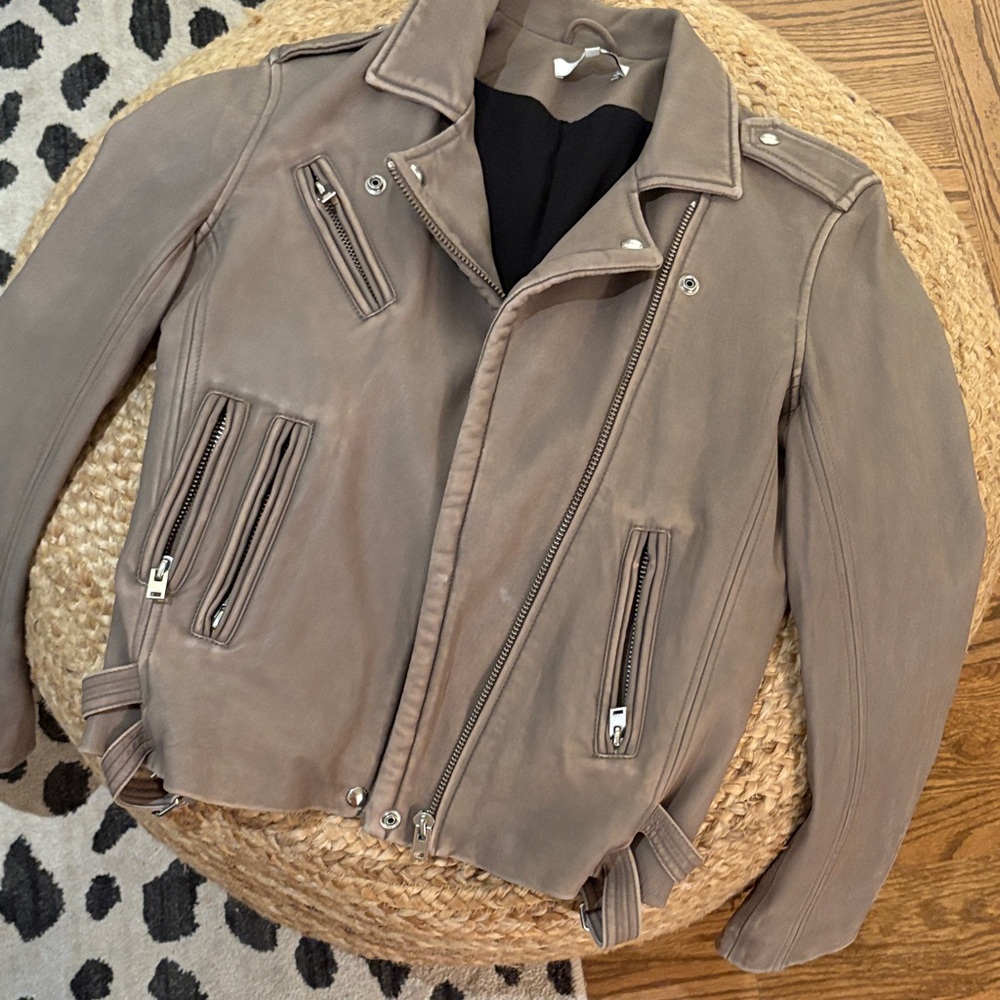 Women’s IRO Leather Jacket Sz 40